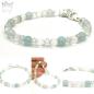 Preview: Aquamarin- Bergkristall Armband