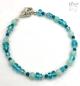 Preview: Edelsteinarmband in Türkis