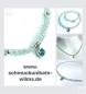 Preview: Aquamarin Kette mit Silber