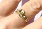 Preview: Schälchenringe - 3er-Set (14kt Gelbgold)