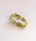 Preview: Schälchenringe - 2er-Set (18kt Gelbgold)