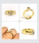 Preview: Aquamarin Ring in 18kt Gelbgold