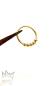 Preview: Fidgetring m. 5 Kugel aus 18kt Gelbgold