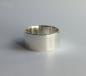Preview: Breiter gerader Bandring aus Silber