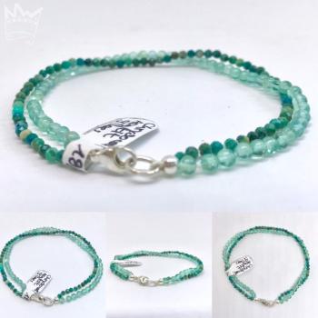 Chrysocoll / Apatit Armband