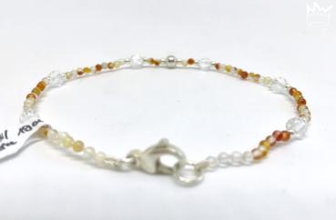 Preview: Karneol / Bergkristall Armband