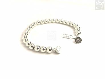 Preview: Kugelarmband Silber