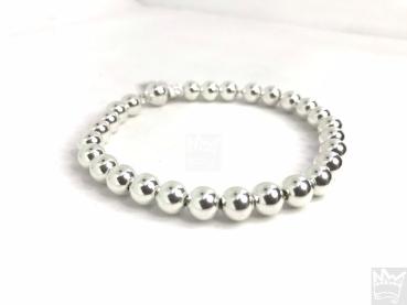 Kugelarmband Silber