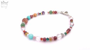 Kunterbuntes Kinder - Edelsteinarmband