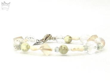 Edelsteinarmband in Pastelltönen
