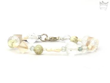 Preview: Edelsteinarmband in Pastelltönen