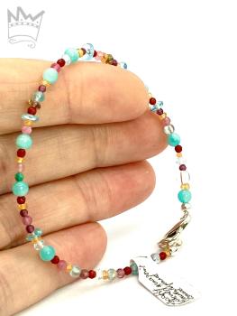 Preview: Zartes, buntes Armband