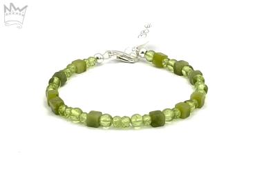 Preview: Peridot Serpentin - Armkette