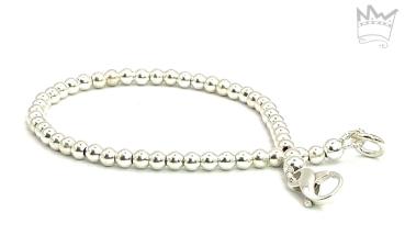 Preview: Silberperlen Armband