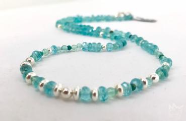 Apatit/Chrysocoll Kette