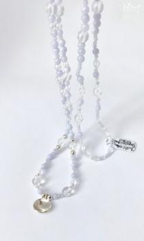 Preview: Chalcedon/ Bergkristall Kette