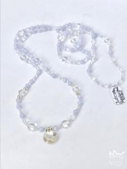 Chalcedon/ Bergkristall Kette