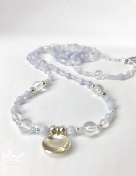 Chalcedon/ Bergkristall Kette