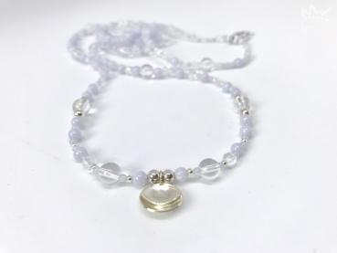 Chalcedon/ Bergkristall Kette