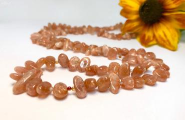 Sonnenstein / Karneol Kette