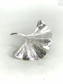 Preview: Ginkoblatt Brosche