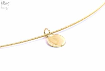 Goldplättchen mit Goldreif