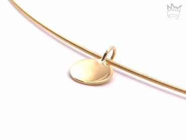 Goldplättchen mit Goldreif