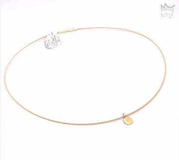 Goldplättchen mit Goldreif