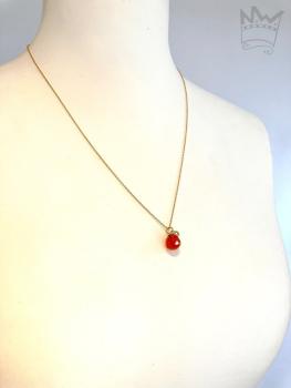 Karneol Anhänger mit Kette