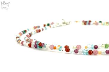 Preview: Kunterbunte, zarte Kette