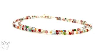 Preview: Kunterbunte, zarte Kette