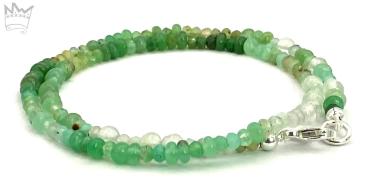 Preview: Chrysopras - Prehnit Kette