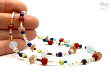 Preview: Bunte Edelsteinkette