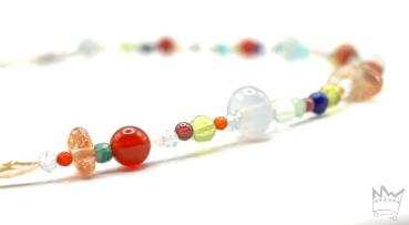 Bunte Edelsteinkette