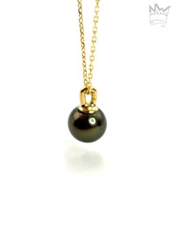 Tahitiperle Anhänger mit Kette