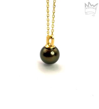 Tahitiperle Anhänger mit Kette