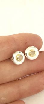 Preview: Rosenquarz Ohrstecker