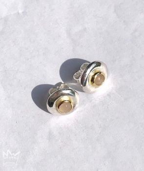 Rosenquarz Ohrstecker