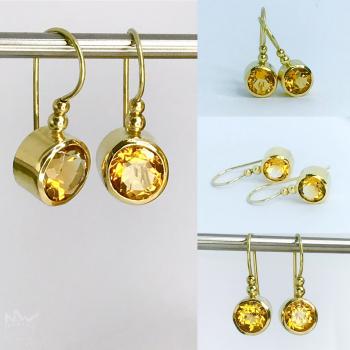 Preview: Citrinohrhänger