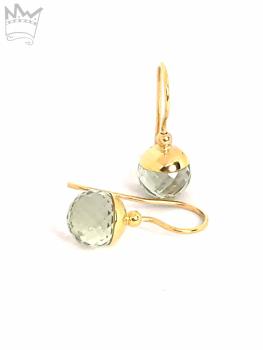 Preview: Prasiolith Ohrhänger