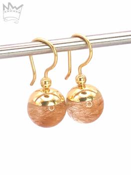 Rutilquarz Ohrhänger