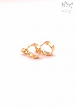 Ohrstecker Creolen aus 18kt Gelbgold