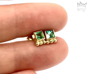 Preview: Turmalin Ohrstecker