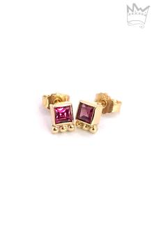 Preview: Rhodolith Ohrstecker