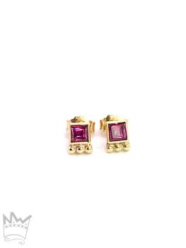 Preview: Rhodolith Ohrstecker