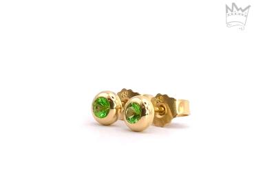 Preview: Tsavorit Ohrstecker