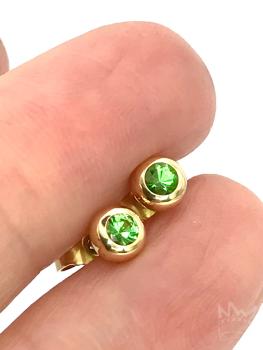 Preview: Tsavorit Ohrstecker