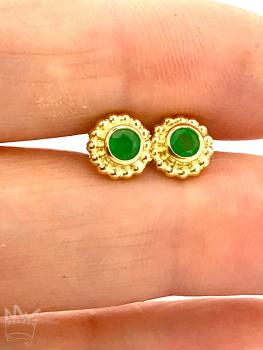 Preview: Smaragd Ohrstecker