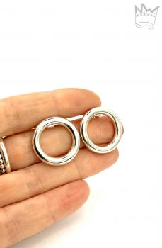 Preview: Kräftige Creolenstecker