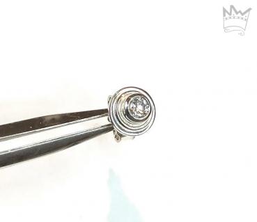Brillant Ohrstecker in Silber